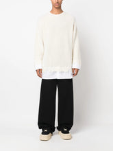 MM6 Maison Margiela C-Neck Crochet-Knit Jumper