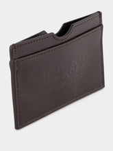 MM6 Maison Margiela Logo-Embossed Leather Cardholder