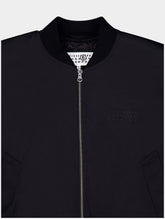 MM6 Maison Margiela Logo-Embroidered Bomber Jacket with Zip