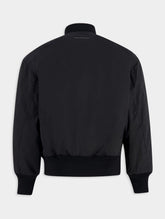 MM6 Maison Margiela Logo-Embroidered Bomber Jacket with Zip