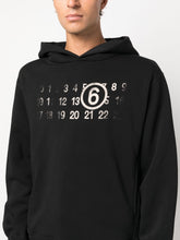 MM6 Maison Margiela Numbers Motif Cotton Blend Hoodie