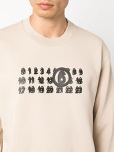 MM6 Maison Margiela Numbers Motif Cotton Blend Sweatshirt