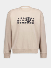 MM6 Maison Margiela Numbers Motif Cotton Blend Sweatshirt