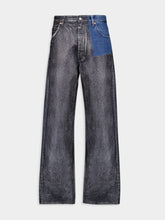 MM6 Maison Margiela Panelled Mid-Rise Cotton Jeans