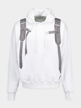 Off-White Backpack-Print Cotton Hoodie