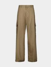 Off-White Cotton Cargo Pants