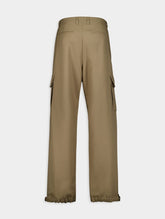 Off-White Cotton Cargo Pants