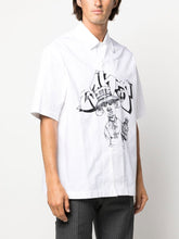 Off-White Cotton Short Sleeve Shirt