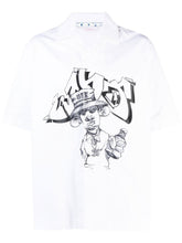 Off-White Cotton Short Sleeve Shirt