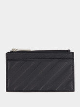 Off-White Diag-Embossed Leather Card Holder