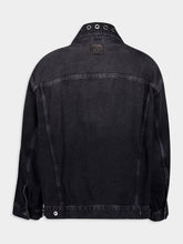 Off-White Eyelet-Detail Cotton Denim Jacket