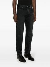 Off-White Faded-Effect Tapered Jeans