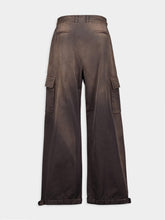 Off-White Garment-Dyed Cotton Cargo Pants