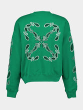 Off-White Green Bandana Crewneck