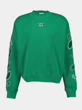Off-White Green Bandana Crewneck