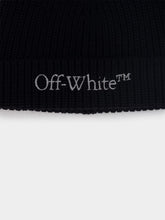 Off-White Logo-Embroidered Wool Beanie