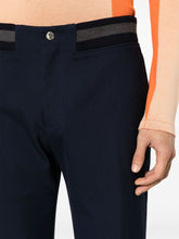 Off-White Mid-Rise Stripe-Detail Trousers