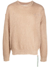 Off-White Mohair Knit Sweater