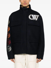 Off-White Moon Phase Varsity Wool Jacket