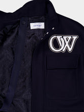 Off-White Moon Phase Varsity Wool Jacket