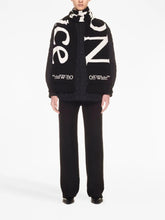 Off-White No Offence Intarsia-Logo Wool Scarf