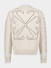 Off-White Stitch Arr Diags Knit Jumper