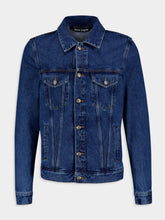 Palm Angels Embossed Monogram Denim Jacket