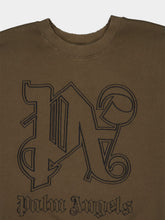 Palm Angels Embroidered-Logo Cotton Sweatshirt