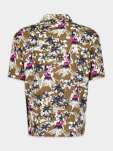 Palm Angels Floral-Print Short-Sleeved Shirt