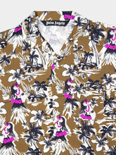 Palm Angels Floral-Print Short-Sleeved Shirt