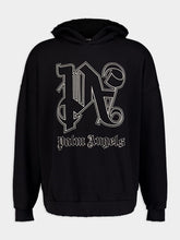 Palm Angels Logo-Embroidered Hoodie