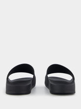 Palm Angels Logo-Print Flat Slides