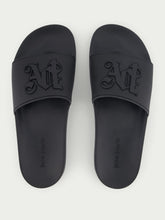 Palm Angels Monogram-Embossed Slides