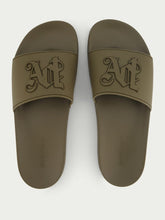 Palm Angels Monogram-Embossed Slides