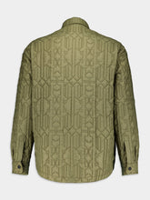 Palm Angels Monogram Quilted Shirt Jacket