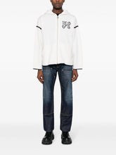 Palm Angels Monogram Zip-Up Wool Jacket