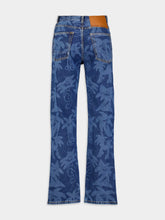 Palm Angels Palmity Palm Tree-Print Jeans
