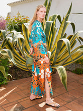 Paula A-Line Twill Silk Dress