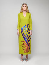 Paula Bellona Sequin-Embellished V-Neck Dress