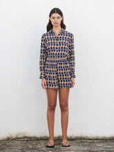 Paula Bronzita Printed Silk Shorts