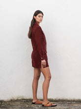 Paula Delaunay Safari Leather Tunic