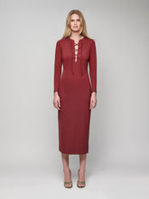 Paula Eros Tubular Dress With Eyelets