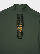 Paula Hermes Silk Dress with Necklace