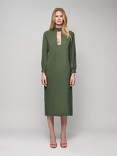 Paula Hermes Silk Dress with Necklace
