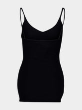 Paula Kali Black Spaghetti Strap Cashmere Top