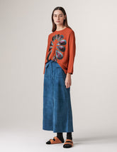 Paula Lapis Blouse with Sequins