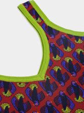 Paula Leandra Jacquard Cropped Top