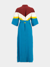 Paula Linen Shirt Dress with Patches