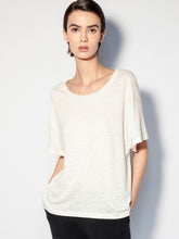 Paula Linen T-Shirt with Foile
