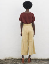 Paula Linen V-Neck T-Shirt